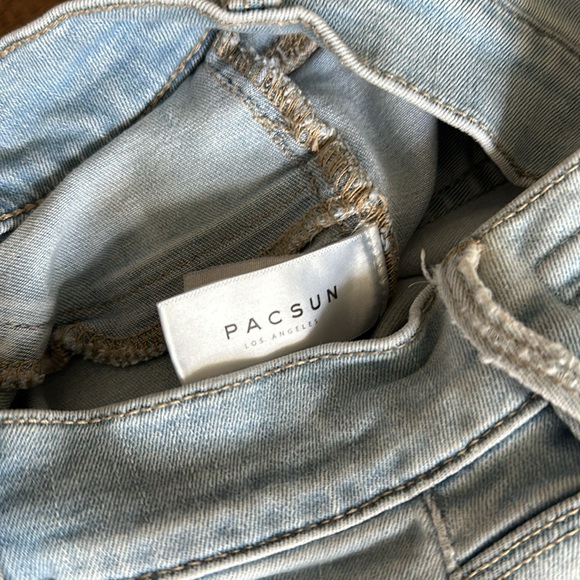 Pacsun Perfect Fit Distressed Mid Rise Skinny super stretch Jean Jeggings sz. 24 - Picture 3 of 11